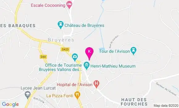 Localisation Perrine Cuny