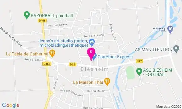 Localisation Pauline Fischer