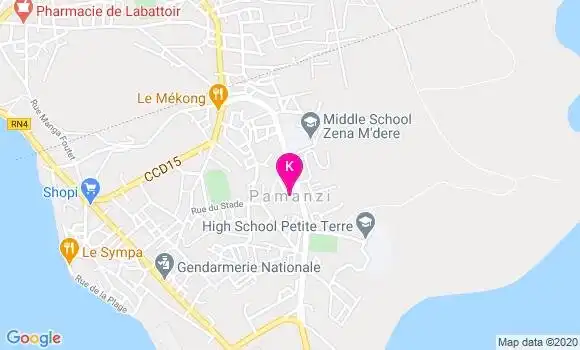 Localisation Emeline Bauwe