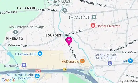 Localisation Baptiste Simon
