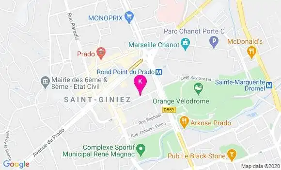 Localisation Ingrid Belloni