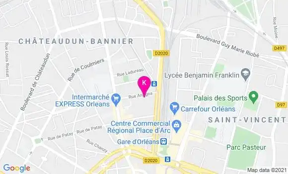 Localisation Isabelle Mauries