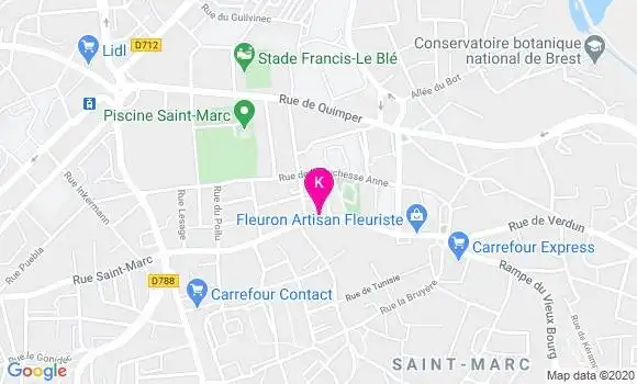 Localisation Erwan Tolentin