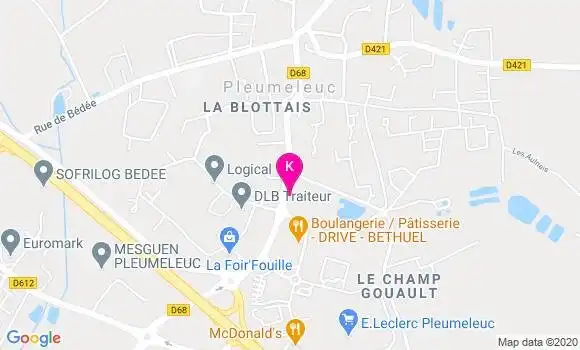 Localisation Emerick Faisant