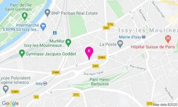 Localisation Lucas Piel Foch
