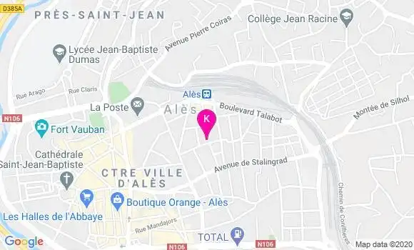 Localisation Isabelle Medda Quiot