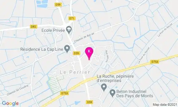 Localisation Yannick Chauvin