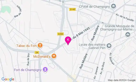 Localisation François Frigier Larroude