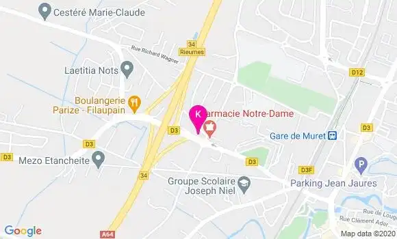 Localisation Coralie Lages