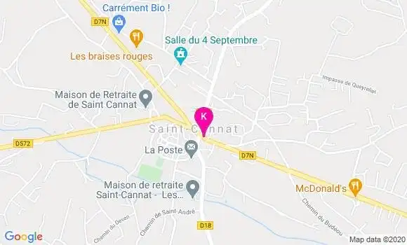 Localisation Loryne Fallet