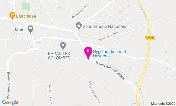 Localisation Franck Bernin