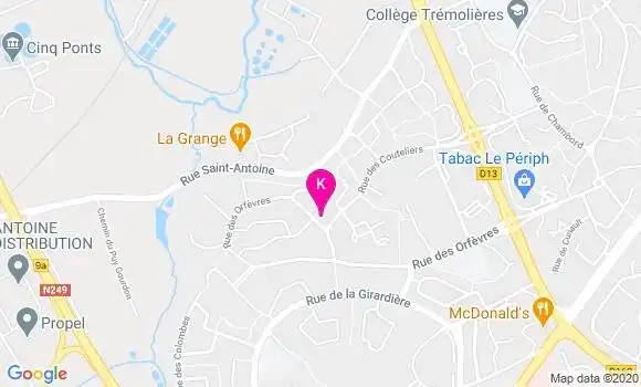 Localisation Maylis Gilloux Maynie