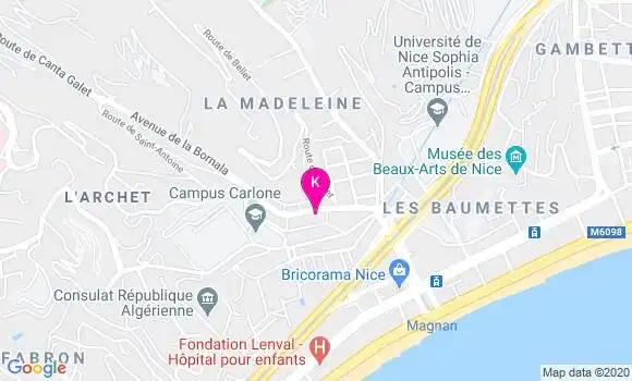 Localisation Audrey Deloraine Albano