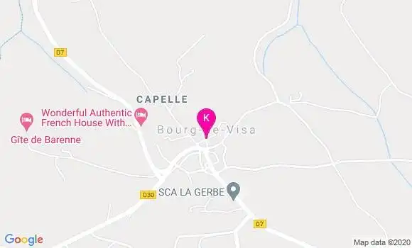 Localisation Florence Chevrier Rodriguez