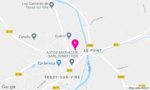 Localisation Catherine Foulon