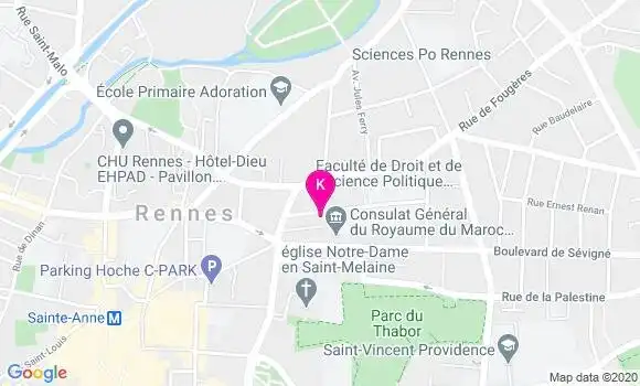 Localisation Cyrielle Parillaud