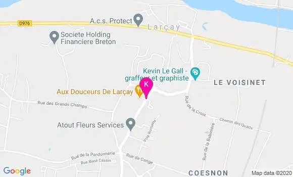 Localisation Isabelle Fortin