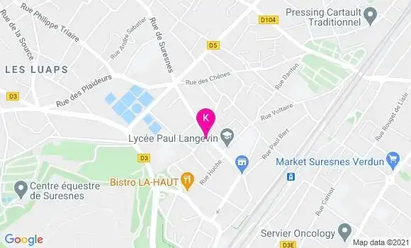 Localisation Jean Pierre Philippe
