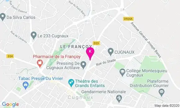 Localisation Gerald Carrere