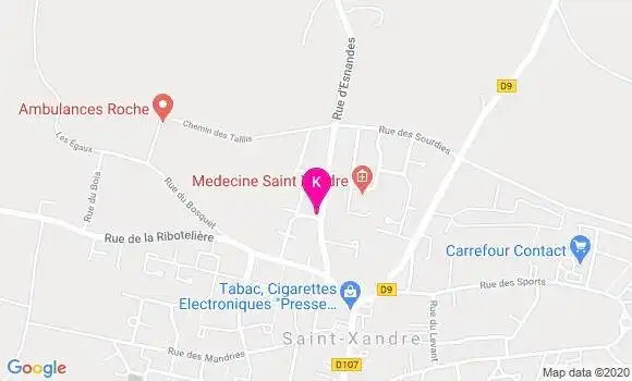 Localisation Elisabeth Queiros Soares