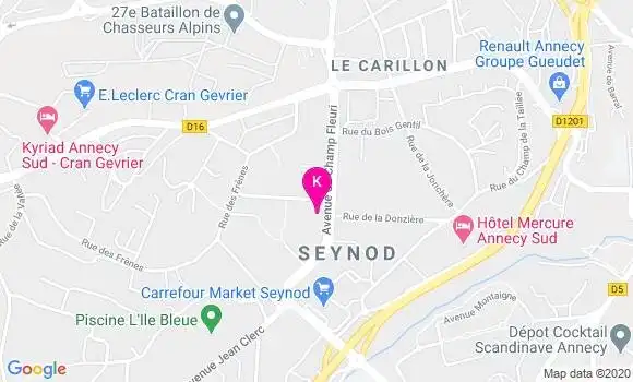 Localisation Sarah Alloun