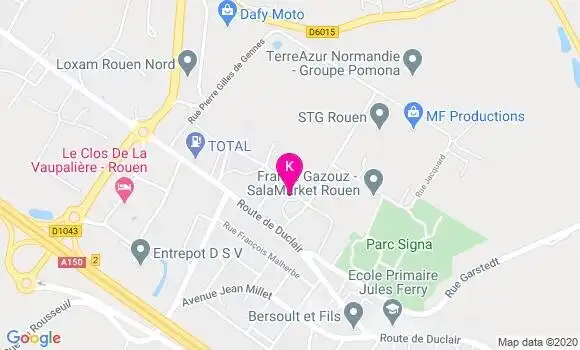 Localisation Elisa Bizard