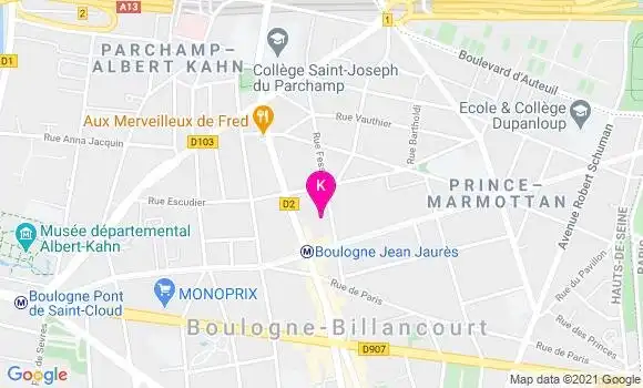 Localisation Jean Pierre Migaud
