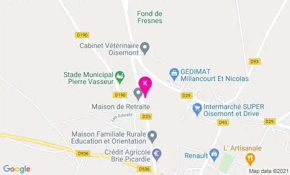 Localisation Patrick Mention