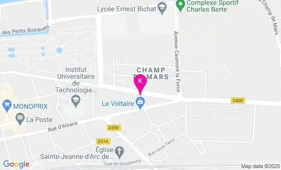 Localisation Antoine Keller