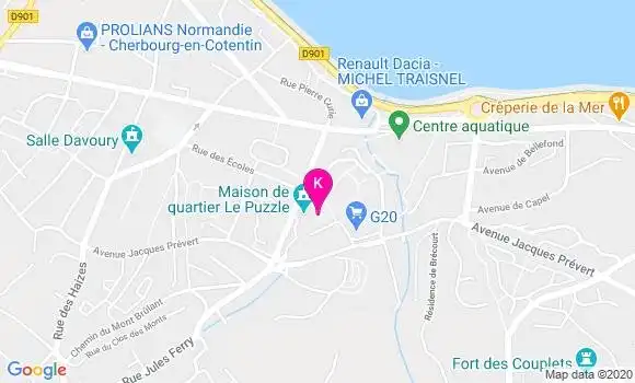 Localisation Valentine Lacomme