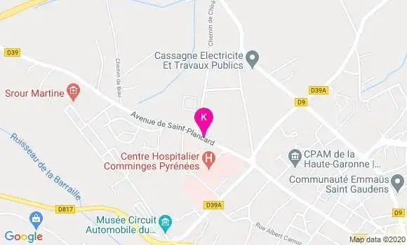 Localisation Guilaine Wille
