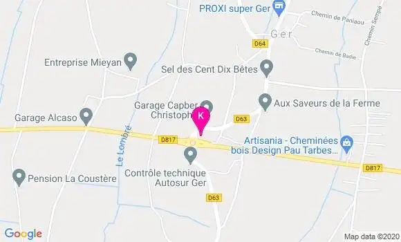 Localisation Thibaut Desbrest