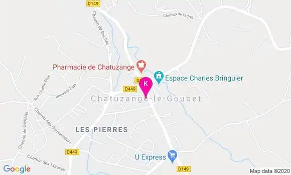 Localisation Benoit Cuvelette