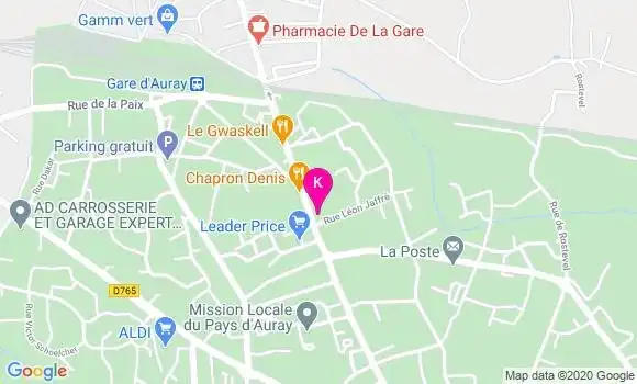 Localisation Anne Francoise Jaouen