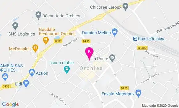 Localisation Anne Frevent