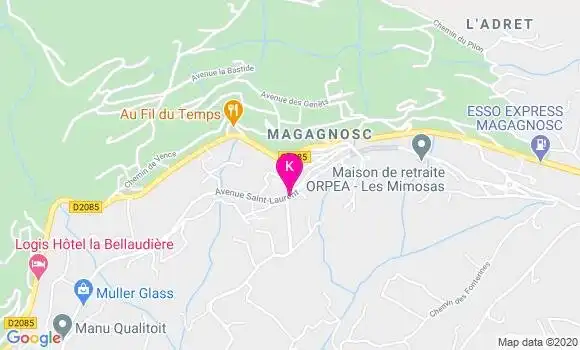 Localisation Isabelle Brin