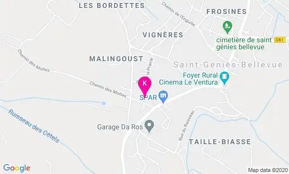 Localisation Nadine Allier