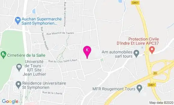 Localisation Agnes Auperin Legrand