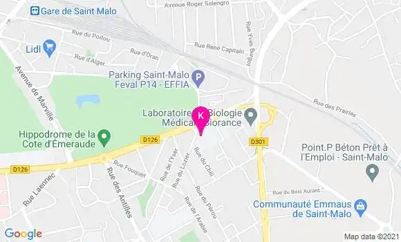 Localisation Thomas Esnault