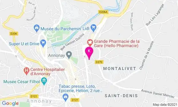 Localisation Alain Serre