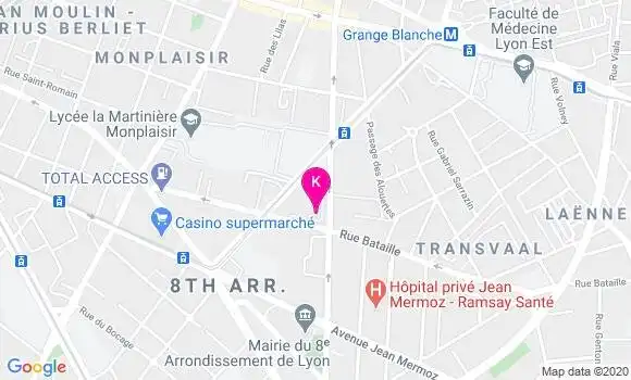 Localisation Julia Receveur