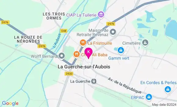 Localisation Roxanne Tirel