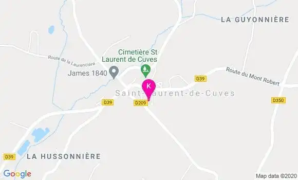 Localisation Thomas Buron
