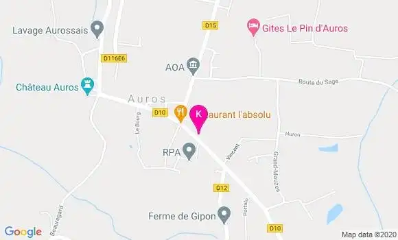 Localisation Guillaume Castets