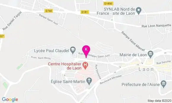Localisation Thomas Prat