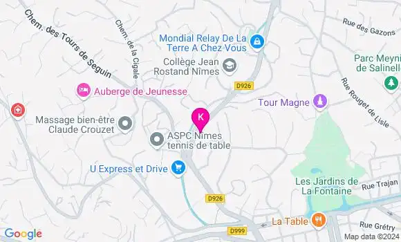 Localisation Françoise Cesar