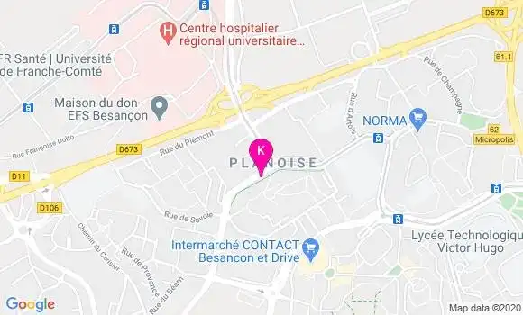 Localisation David Dupenloup