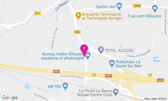Localisation Catherine Verheecke Mauze