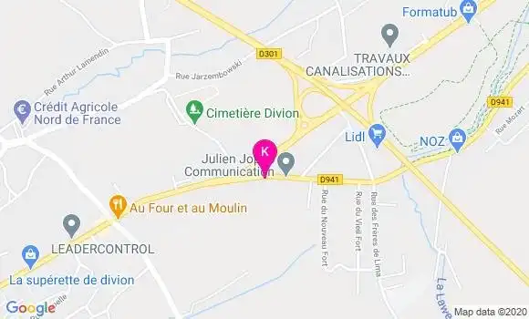 Localisation Dominique Boullet
