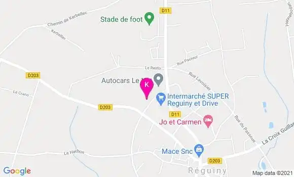 Localisation Bruno Le Guenno